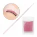 Many Beauty Mikro Aplikatory Różowe Brokatowe 100 szt