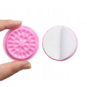 Paletka Różowa Plastikowa Na Klej z Klejoną Warstwą 10 szt