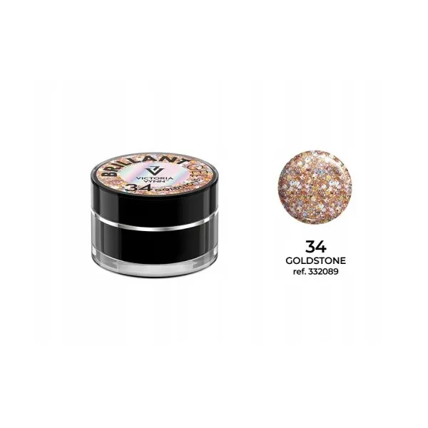 Victoria Vynn Brillant Gel Nr 34 Goldstone 5 g