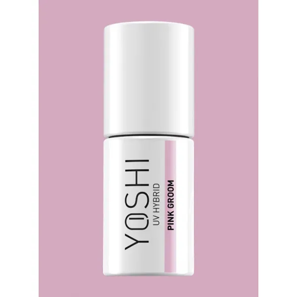YOSHI Lakier Hybrydowy Pink Groom 212 - 6 Ml