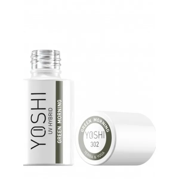 Lakier hybrydowy Yoshi 302 Green Morning- 6 Ml