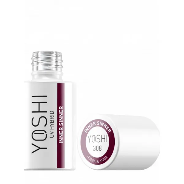 Lakier hybrydowy Yoshi 308 Inner Sinner 6ml