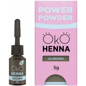 Henna pudrowa do brwi OkO #02 brown 5g