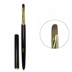 Fox Pędzelek Nail Art Brush 004 Round Owal Płaski