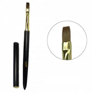 Fox Pędzelek Nail Art Brush 005 Flat Kwadrat Płaski