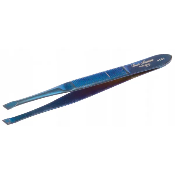 Classic Manicure solingen pęseta 4191 skośna blue cobalt