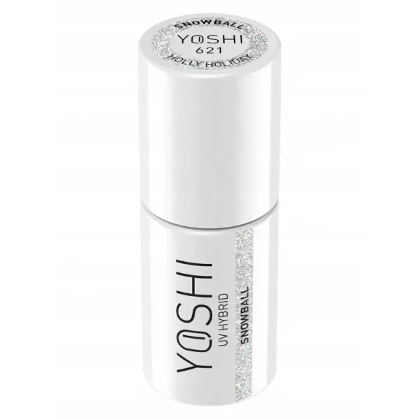 Yoshi Lakier Hybrydowy Holly Holiday Nr 621 Snowball 6 ml