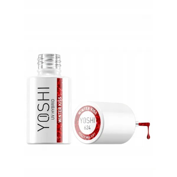 Yoshi Lakier Hybrydowy Holly Hollyday Nr 624 Winter Kiss 6 ml