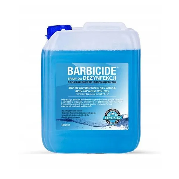 Barbicide Spray Do Dezynfekcji Powierzchni Bez Zapachu 5 L