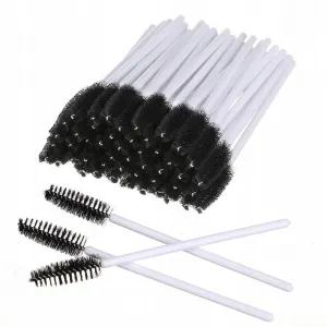 Pipilashes szczoteczki nylonowe classic black&white 50 szt