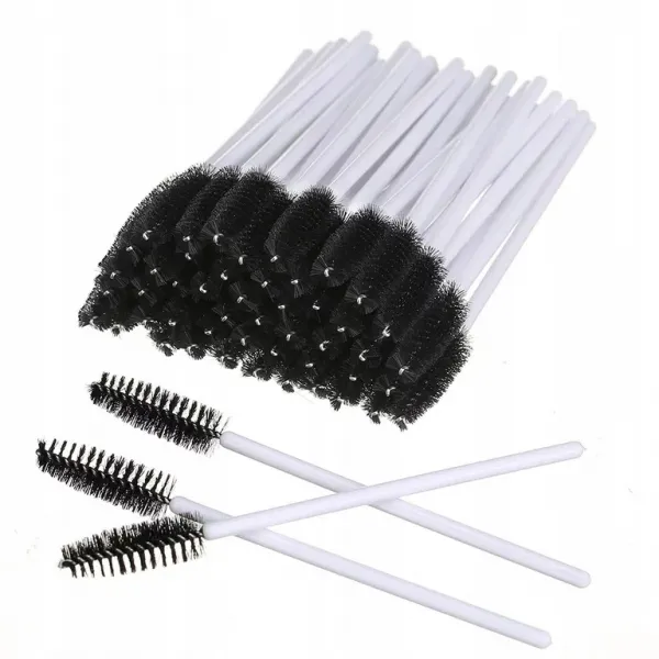 Pipilashes szczoteczki nylonowe classic black&white 50 szt