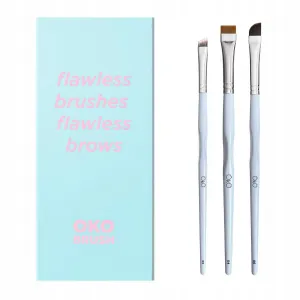 Oko Zestaw Pędzli Flawless Brushes Flawless Brows 3 szt