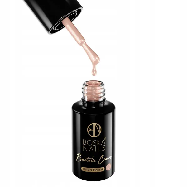 Boska Nails Lakier Hybrydowy Nr 394 Bmetalic Cream 6 ml