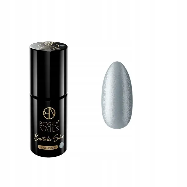 Boska Nails Lakier Hybrydowy Nr 397 Bmetalic Silver 6 ml