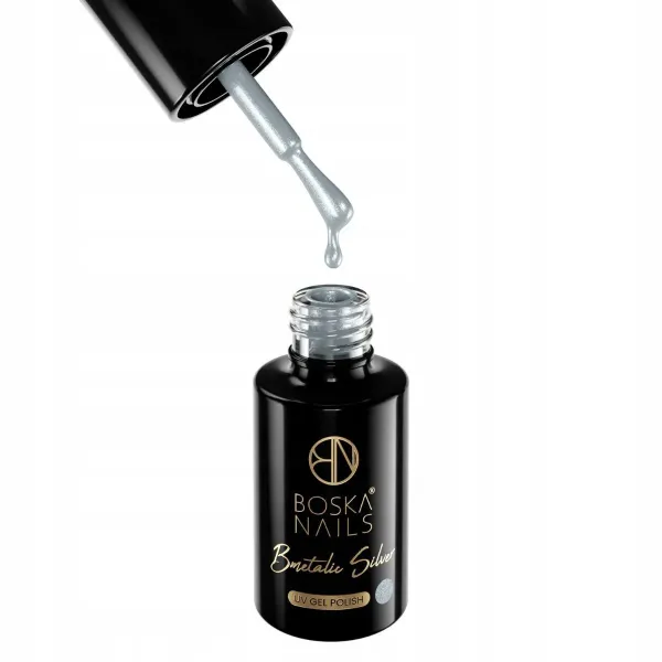 Boska Nails Lakier Hybrydowy Nr 397 Bmetalic Silver 6 ml