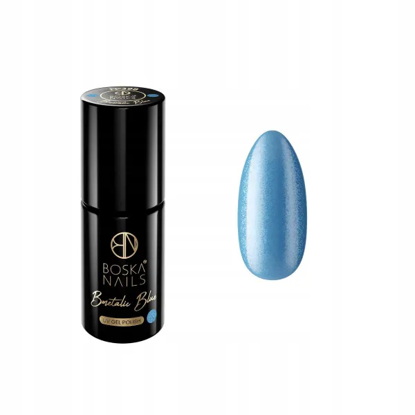 Boska Nails Lakier Hybrydowy Nr 398 Bmetalic Blue 6 ml