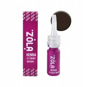Zola Henna Pudrowa Do Brwi Nr 07 Ebony Brown 10 g
