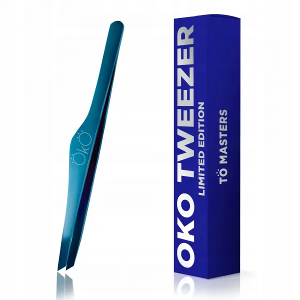 Oko Pęseta Do Brwi Skośna Blue Magic Limited Edition