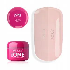 Silcare Żel UV Base One French Pink Dark 30 g