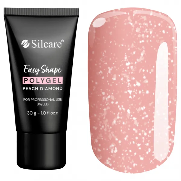 Silcare Easy Shape peach diamond 30 g akrylożel acryl gel