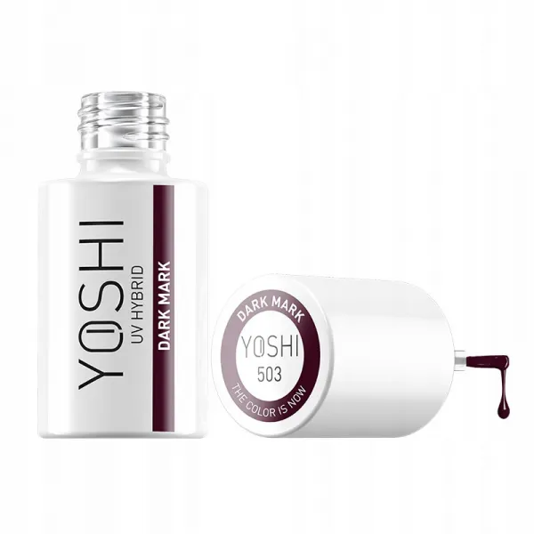 Yoshi Lakier Hybrydowy The Color Is Now Nr 503 Dark Mark 6 ml