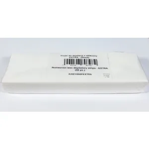 PASKI DO DEPILACJI CIĘTE 7X21CM WŁÓKNINA EXTRA 50SZT BIAŁE