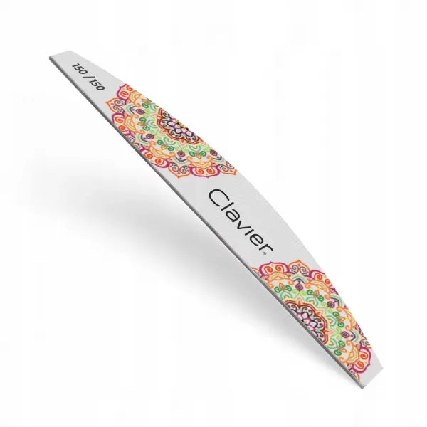 Clavier Pilniki Do Paznokci Łódka Mandala Cienkie 150/150 grit 10 szt