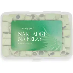 Nakładki Kapturki na Frezy 150 Walec Turkusowe Manicure 100 szt Aba Group