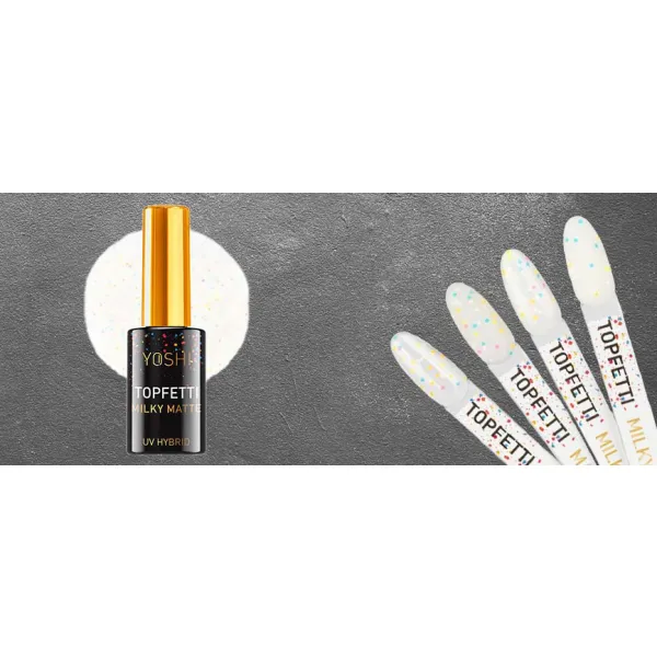Yoshi Top Topfetti Milky Matte 10 ml