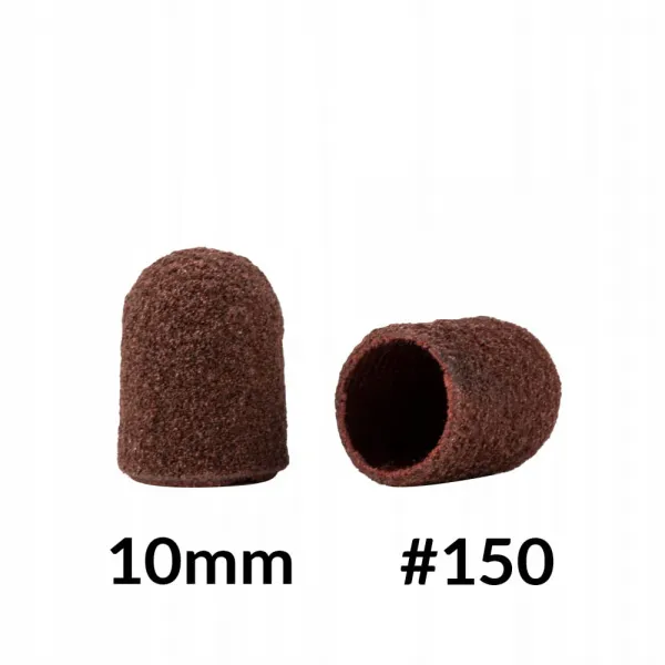 Kapturki Do Pedicure Brązowe 10 mm 100 grit 10 szt