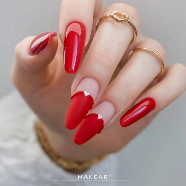 Makear Lakier Hybrydowy Red Love Limited 794 Ich Liebe Dich 8 ml