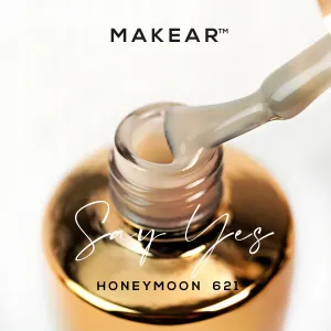 Makear Lakier Hybrydowy Półtransparentny Say Yes 621 Honeymoon 8 ml