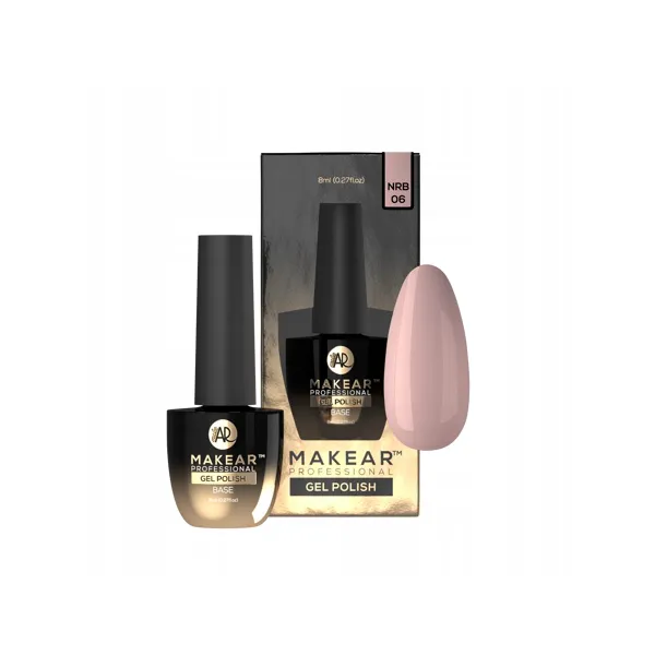 Makear Nude Rubber Base Smoky Beige 8 ml