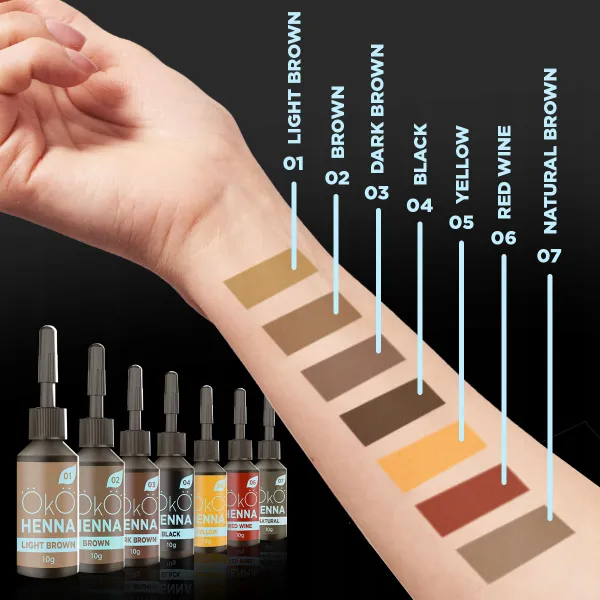 Oko Henna Pudrowa Do Brwi 06 Red Wine 5 g