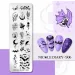 Płytka blaszka do Stempli stampingu halloween nicole diary-s06