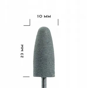 Frez gumowy maxi rounded ciemno szary 180 grit