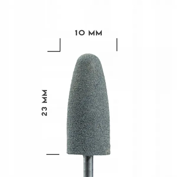 Frez gumowy maxi rounded ciemno szary 180 grit