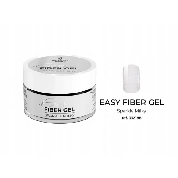 Victoria Vynn Easy Fiber Gel Sparkle Milky 50 ml
