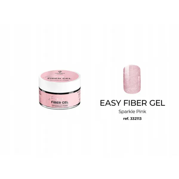 Victoria Vynn Easy Fiber Gel Sparkle Pink 15 ml