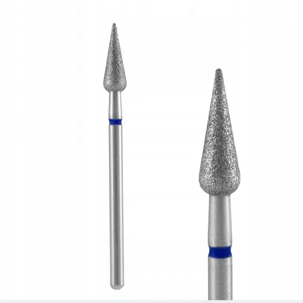 Staleks Frez Diamentowy Gruszka Niebieski 4/12 mm