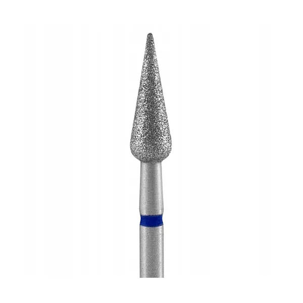 Staleks Frez Diamentowy Gruszka Niebieski 4/12 mm
