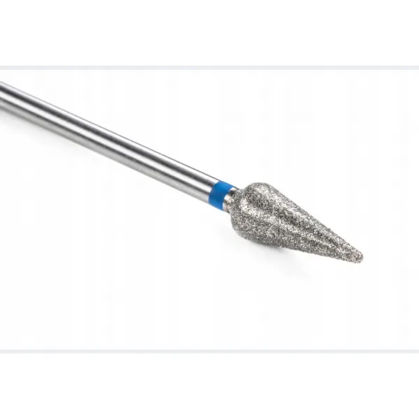Staleks Frez Diamentowy Gruszka Niebieski 4/12 mm
