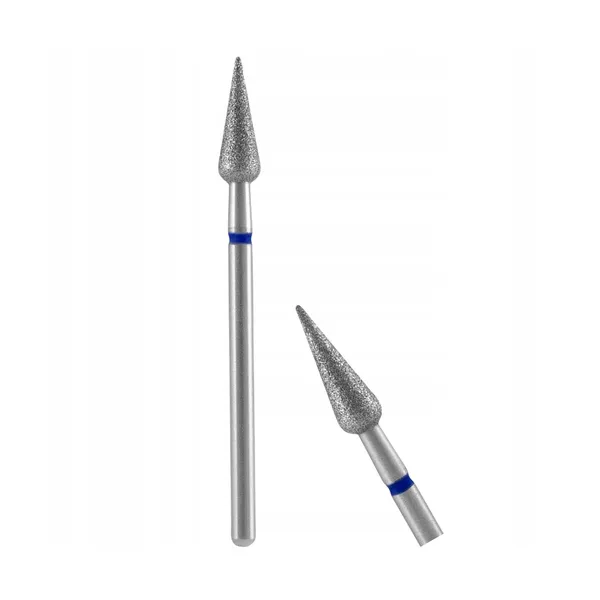 Staleks Frez Diamentowy Gruszka Niebieski 4/12 mm