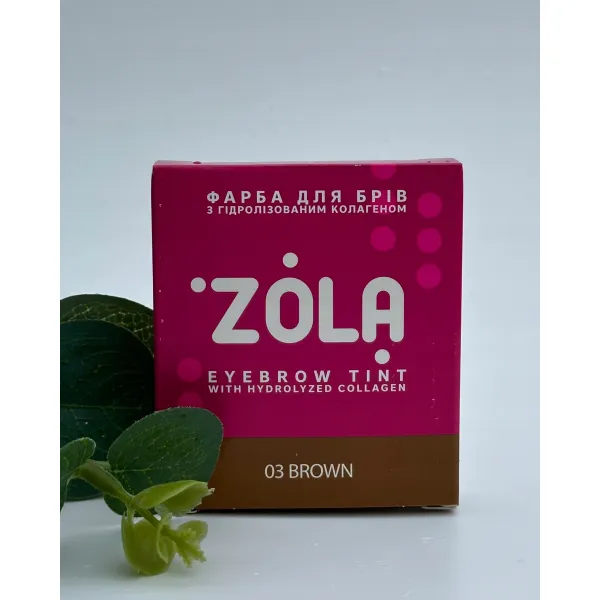 Zola Farbka + Oxidant Do Brwi w Saszetce 03 Brown