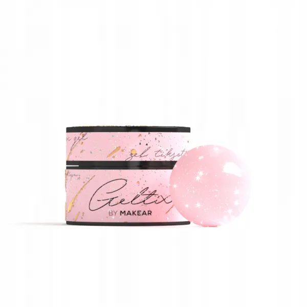 Makear Geltix Shine Thixotrope Builder Gel Żel Pink Shine GT05 50 ml