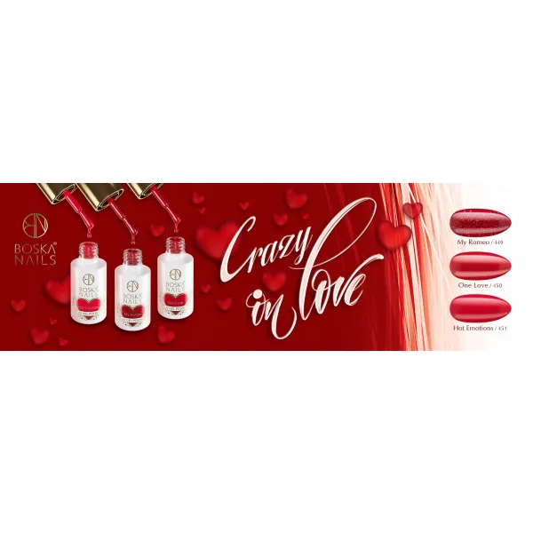 Boska Nails Lakier Hybrydowy 449 My Romeo 6 ml