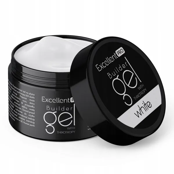 Excellent PRO Builder gel with thixotropy white 50g