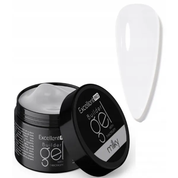 Excellent PRO Builder gel with thixotropy milky 50g
