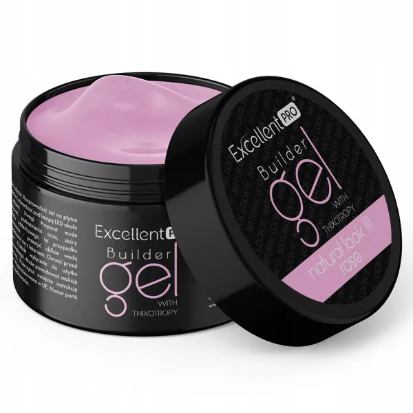 Excellent PRO THIXO Żel budujący LED/UV Natural Look Rose 50g
