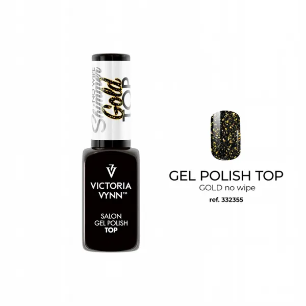 Victoria Vynn Top Shimmer Gold No Wipe 8 ml